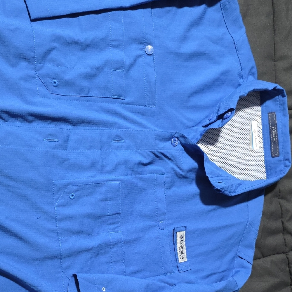 Columbia Royal Blue Casual Shirt